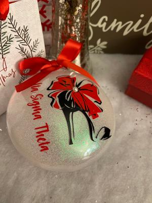 Delta Sigma Theta - DST Heels Holiday Ornaments