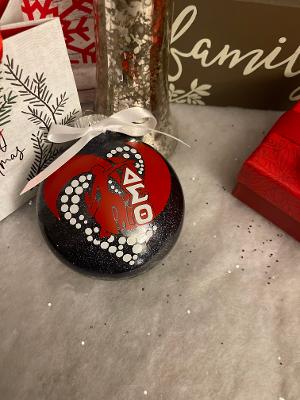 Delta Sigma Theta - DST Heart Holiday Ornaments